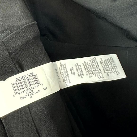 DRESS THE POPULATION Andy Sequin Strapless Jumpsuit in Deep Emerald Size Medium - Picture 10 of 13